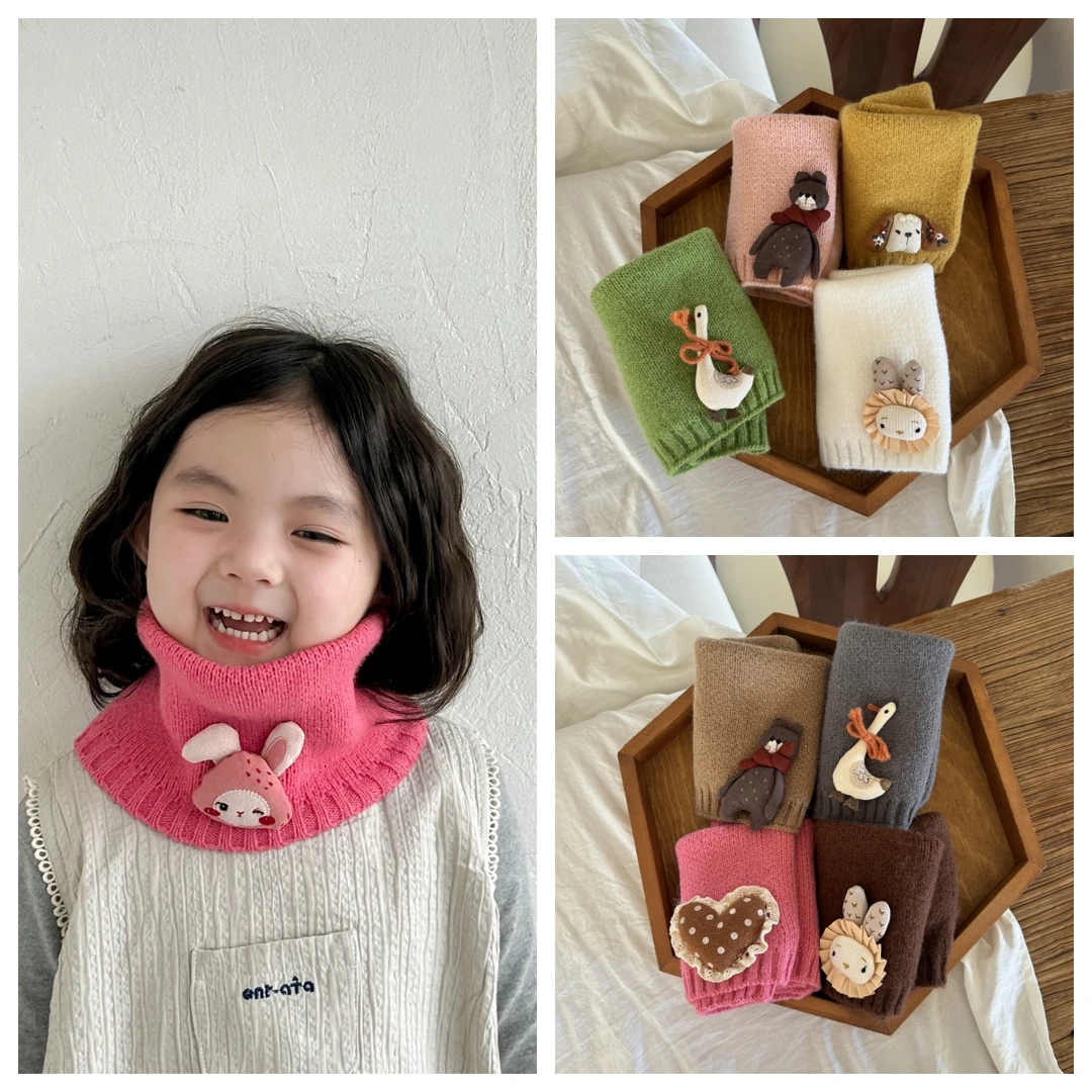 【儿童】围脖保暖棉薄款防风宝宝脖套春秋冬季男童女童婴幼儿围巾