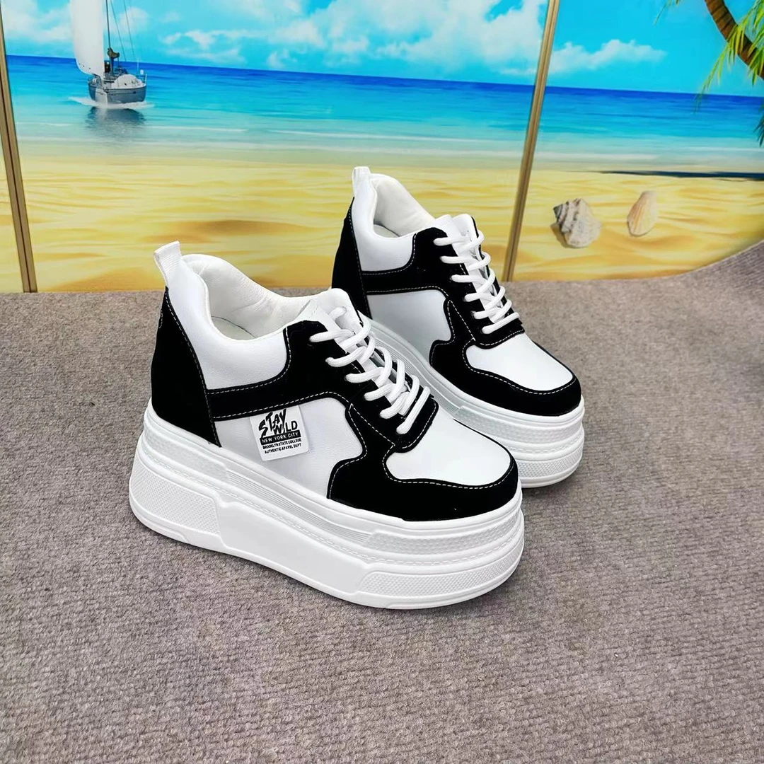 10厘米12厘米内增高新款老爹鞋