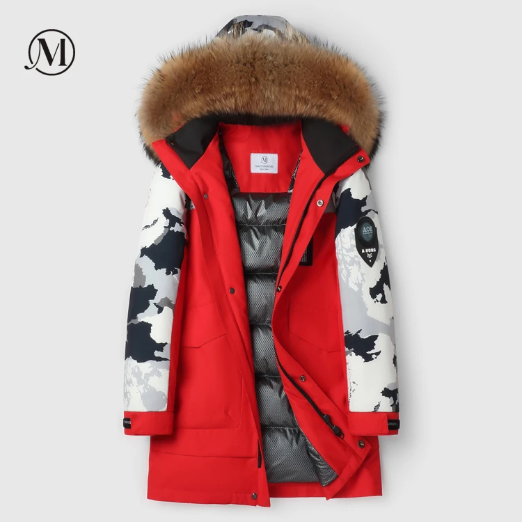 冬季户外情侣款冲锋衣中长款连帽防风加厚登山服时尚派克服