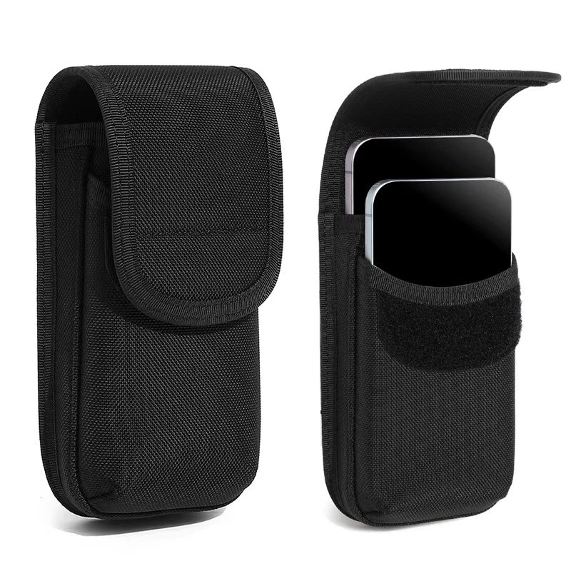 新大容量绒面防震双层手机包1680牛津纺腰间战术腰包6.7英寸挂包