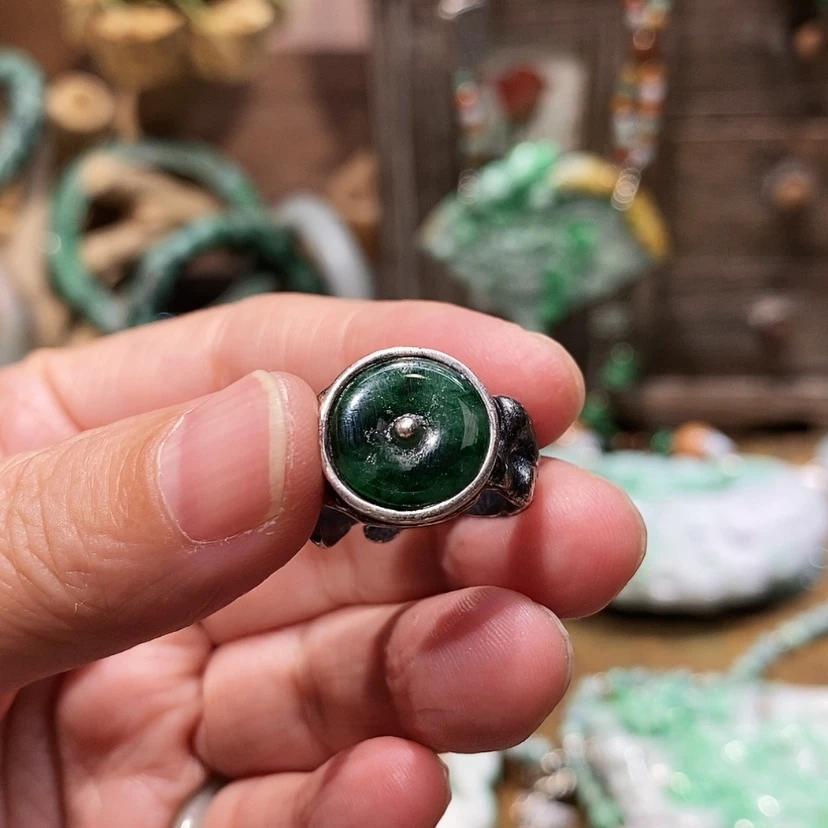 【闪购商品】翡翠戒指未镶嵌冰*