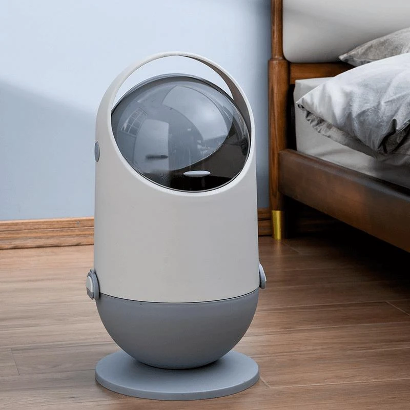 新疆西藏包邮创意垃圾桶带盖大号家用客厅厨房垃圾篓双层垃圾筒翻