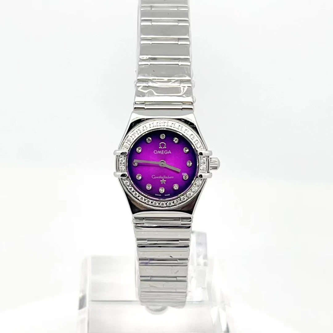 95新 Omega/欧米茄 石英腕表 后钻 星座 22.5mm/公价93999/jm2439