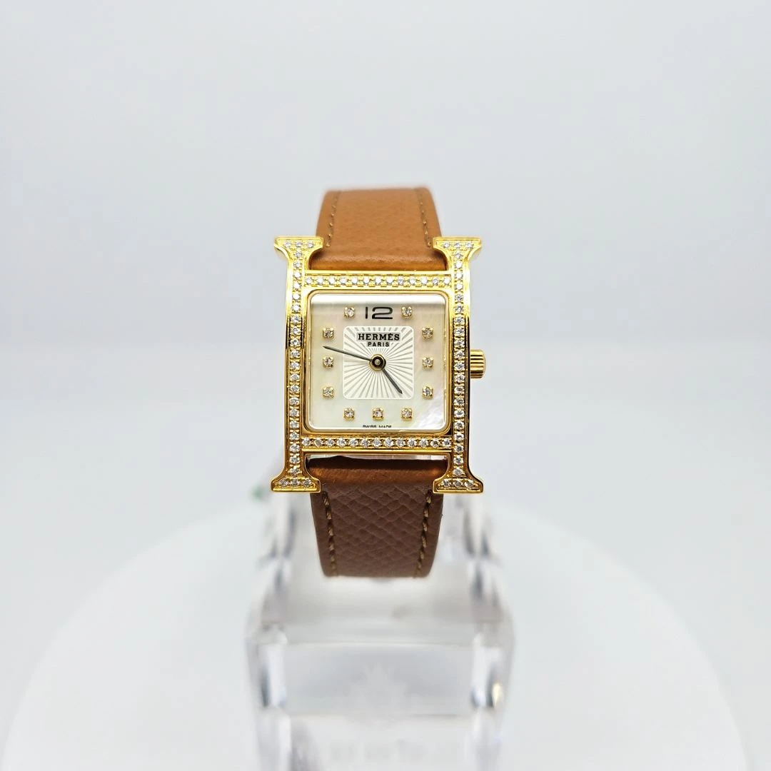 99新 Hermes/爱马仕 石英腕表后钻 21mm/公价85999/jm2812