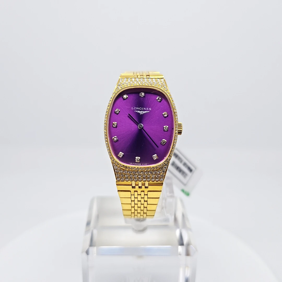 95新 Longines/浪琴 手动机械后钻27*22.5mm/公价32999/wh7364