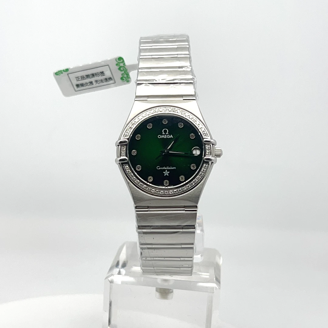 99新 Omega/欧米茄  星座石英腕表33.5mm后钻/公价85999/jm2670