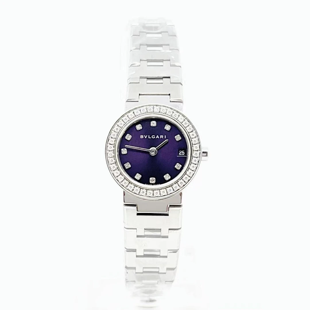 95新 BVLGARI/宝格丽 石英腕表 后钻23mm/公价56999/wh6949