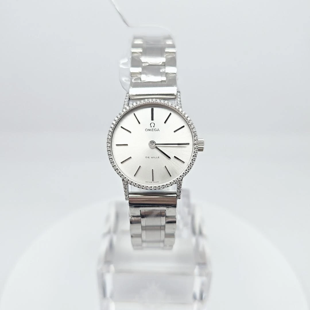 95新 Omega/欧米茄 手动机械后钻24mm/公价38999/wh8073