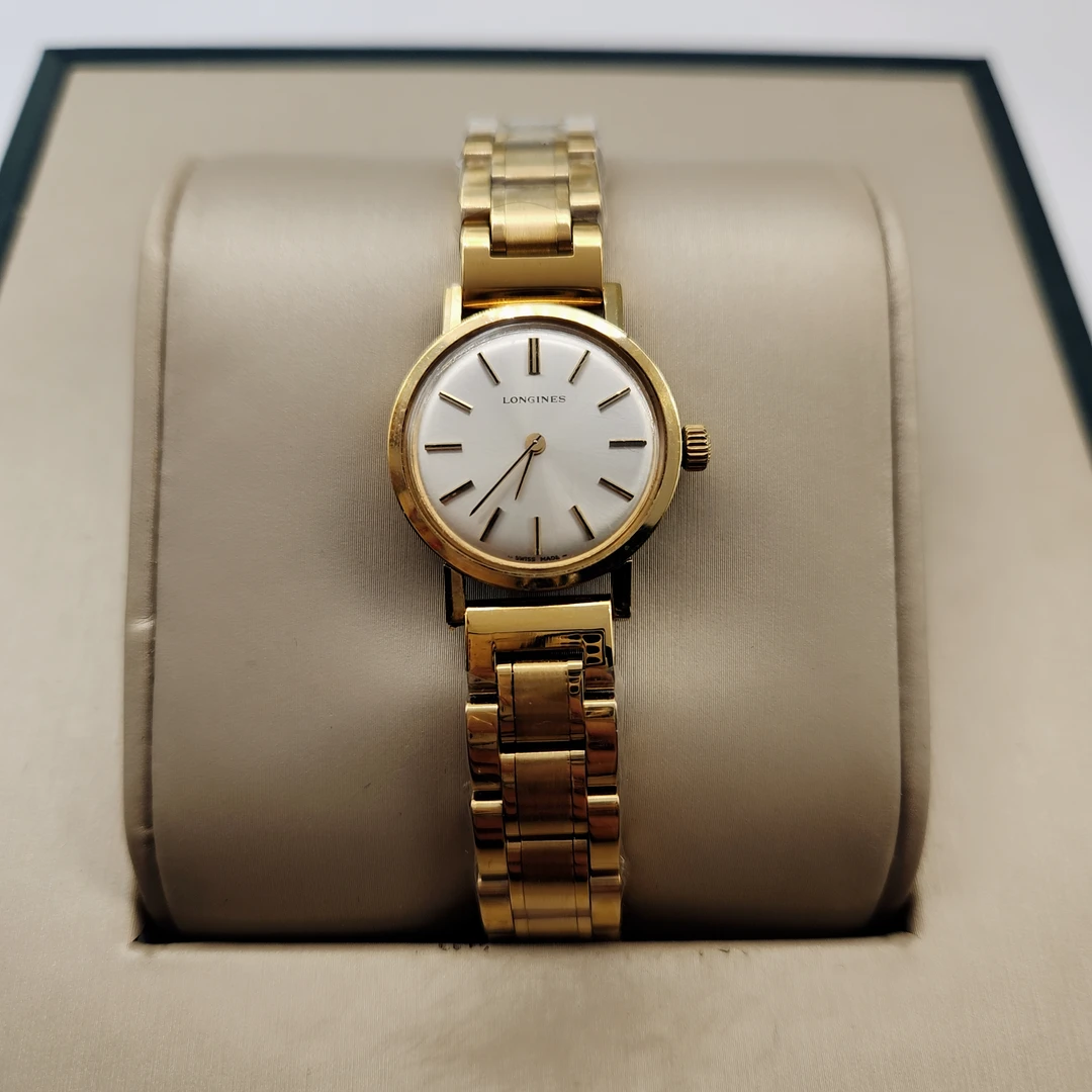 95新 Longines/浪琴 手动机械腕表23.5mm/公价26999/WH4906
