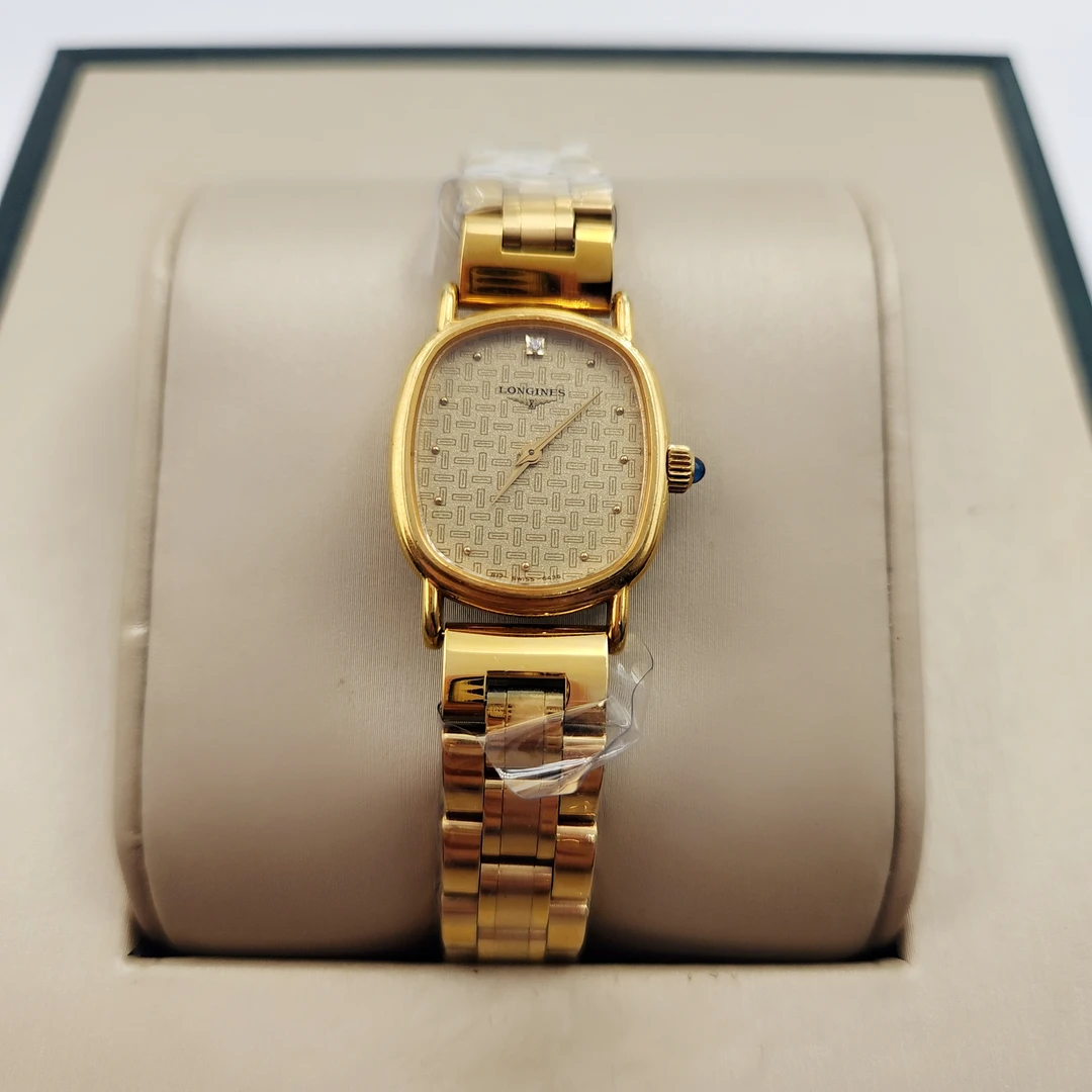 95新 Longines/浪琴 手动机械腕表22.5*25.5mm/公价26999/WH4687