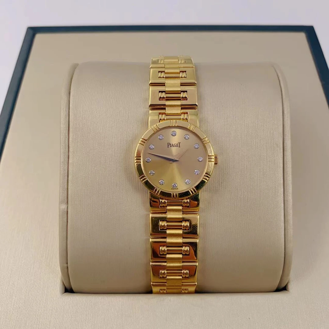 95新 Piaget/伯爵  石英腕表 18k原钻23mm/公价109999/WH5383