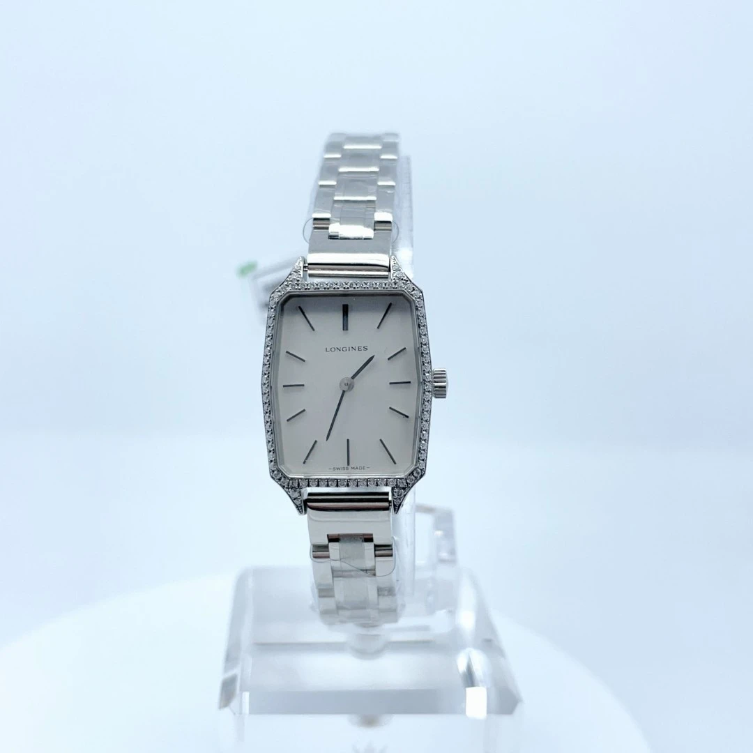 95新 Longines/浪琴 手动机械腕表 后钻24*20mm/公价32999/wh8055