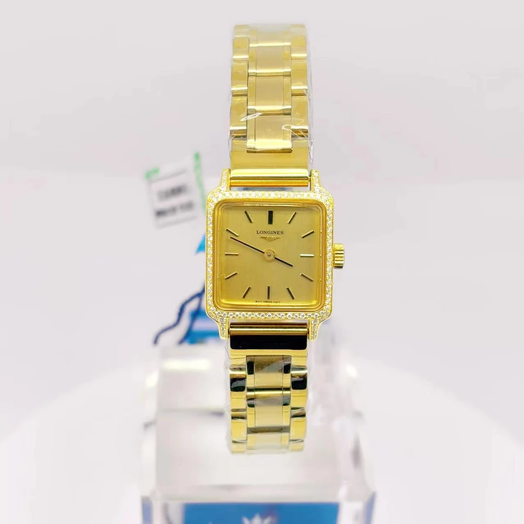 95新 Longines/浪琴 手动机械腕表 后钻19.5mm/公价32999/wh6772