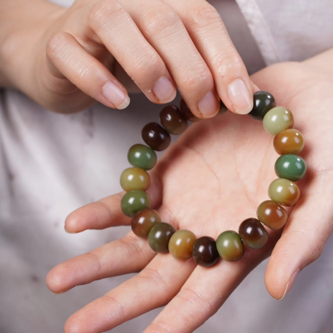 敦煌菩提手串单圈金典款文玩好物男女同款绕指柔算盘珠