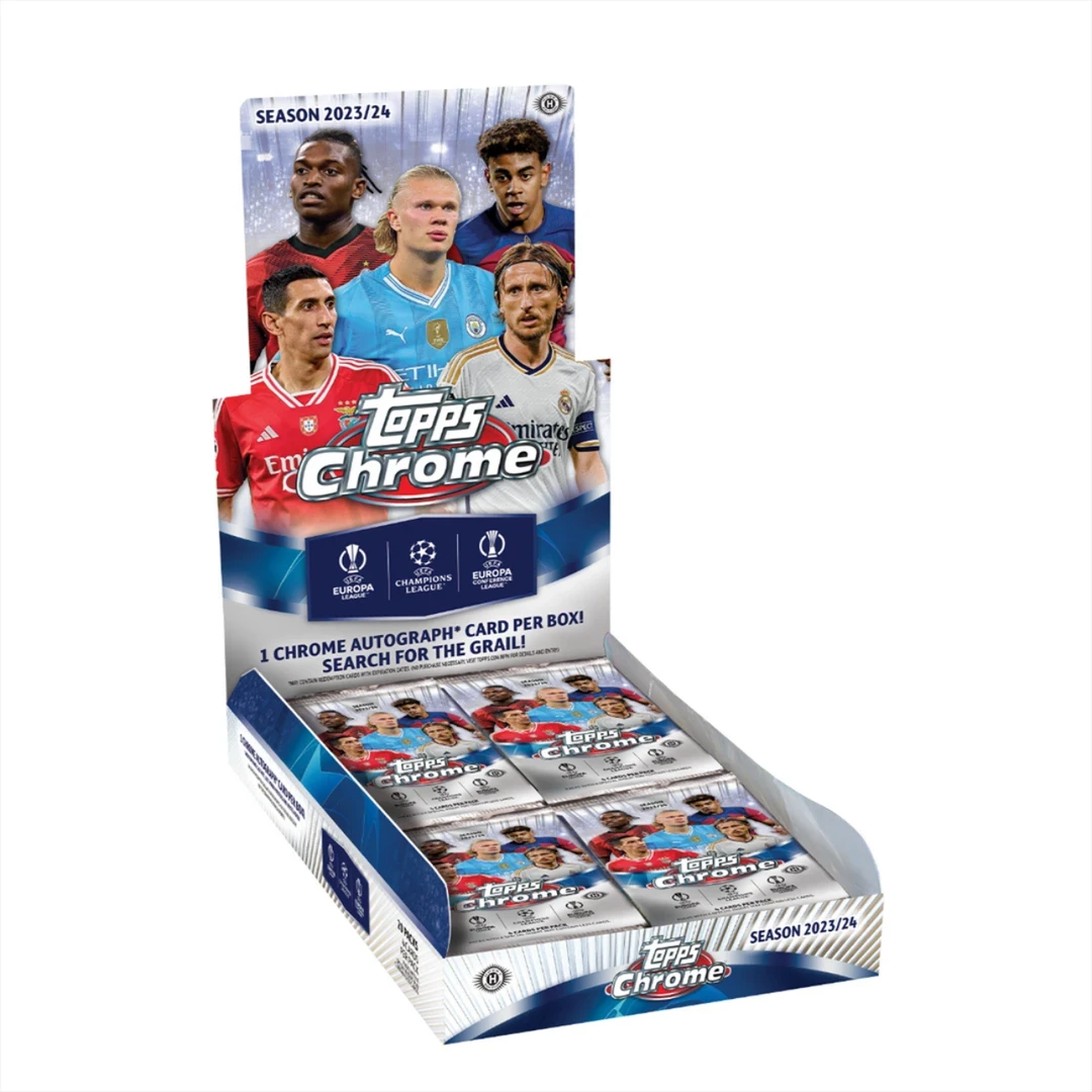 Topps23-24赛季 Chrome Hobby 足球 球星卡盲盒
