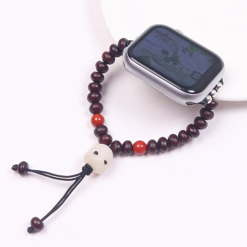 适用applewatchS11个性苹果表带iWatch1098765苹果手表串珠手链