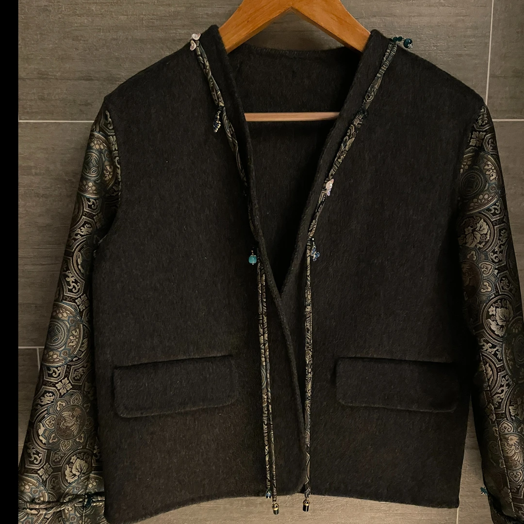 高端定制宋锦国风外套（231570）2514