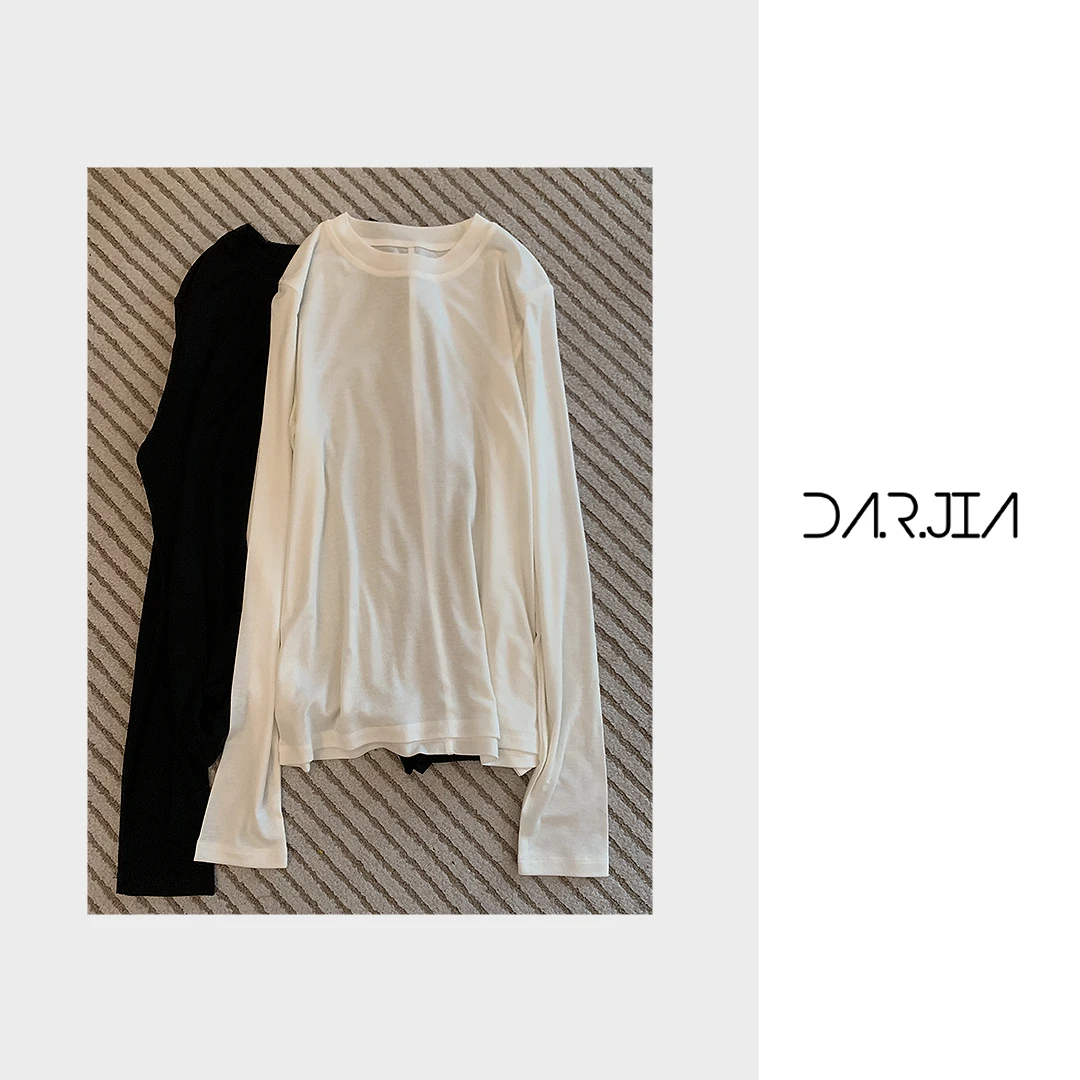 DA.R.JIA 秋 莱赛尔【叠穿神器】软糯长袖针织衫 711