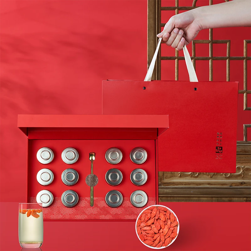 岷农人正宗宁夏红枸杞高档礼盒装送人送礼实用包装精美新年补品