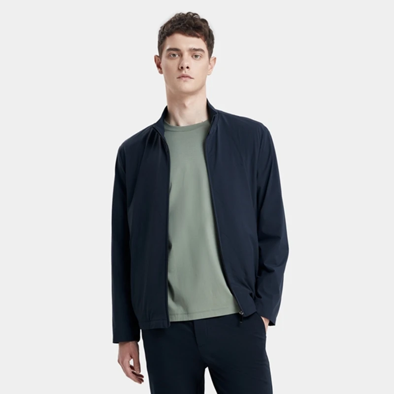 2024春秋新款外套男休闲商务行政翻领薄款夹克