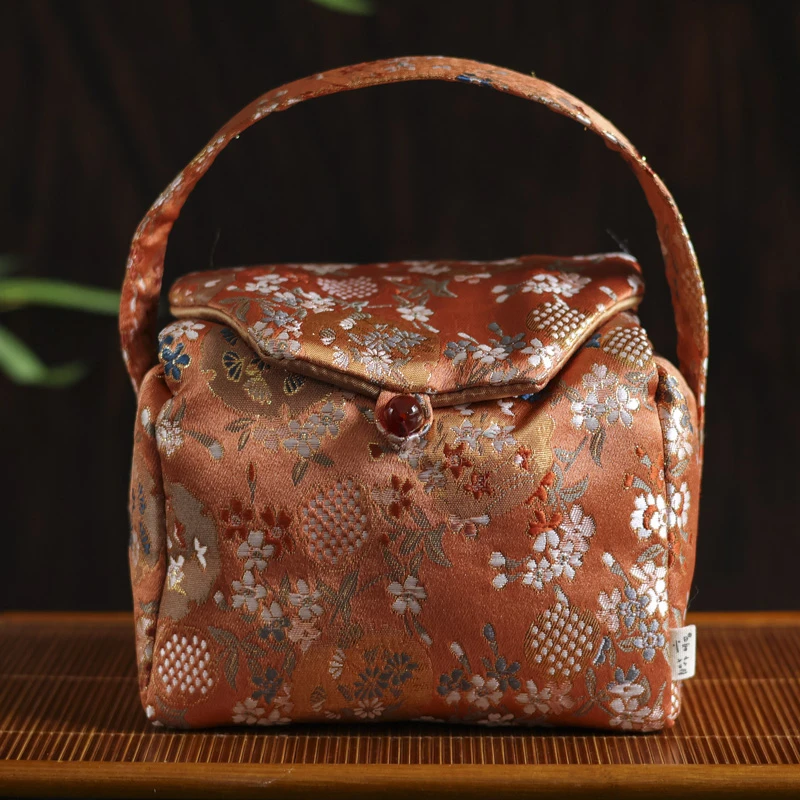 【见珊】橙色石竹花一壶两杯（V1165）