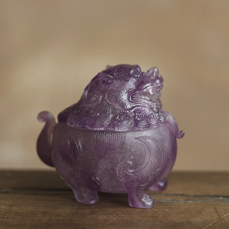 【见珊】心缘堂琉璃香炉（琉璃S0203）