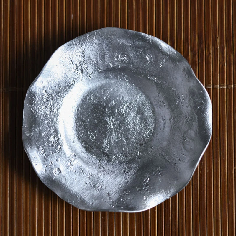 【见珊】圆形锡杯垫(直径:9.2) （Q4927）