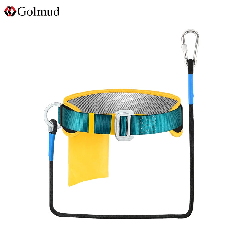 Golmud安全带单腰式护腰带款电工施工作业保险带单钩安全绳GM8208