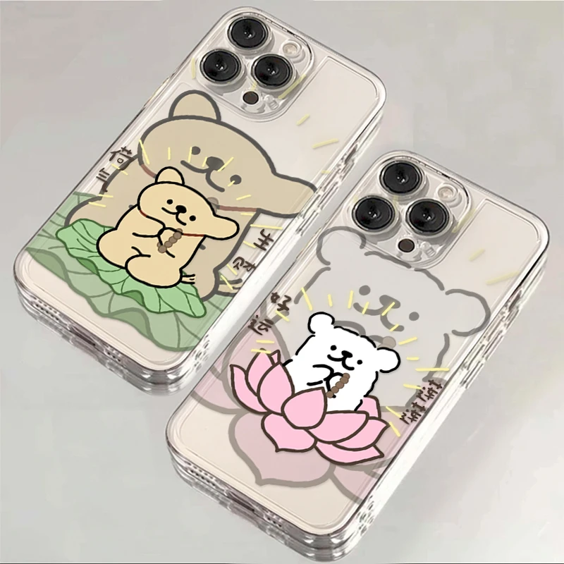 好运连连小狗适用苹果15手机壳oppo14plus华为13pro小米12maxoppo