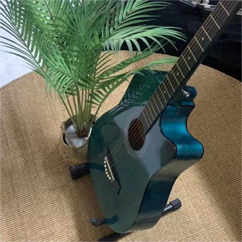 爆款38寸亮光初学吉他推荐带全套配件新手选择那女通用款