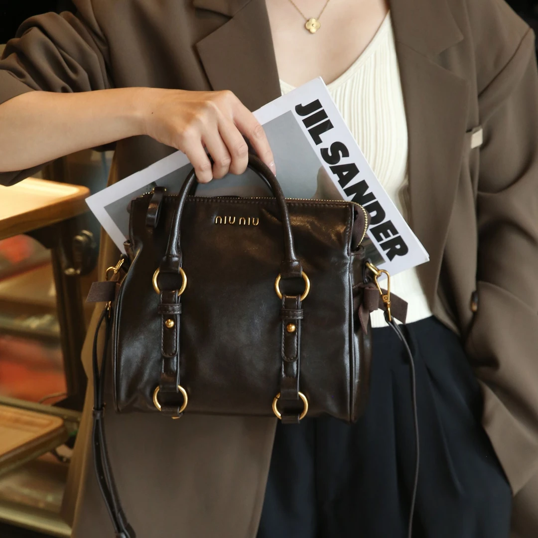 【粉丝专属】复古典时尚单肩斜挎单肩手提斜挎包68234琥珀棕