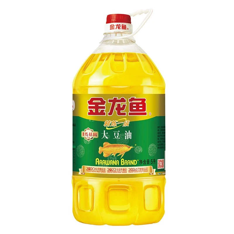 金龙鱼精炼一级大豆油（非转基因）5L×1瓶