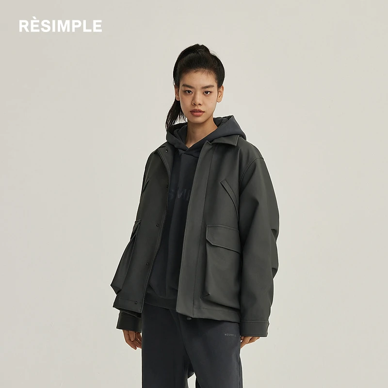 RESIMPLE简单点『商场同款』极简生活-短外套-1481