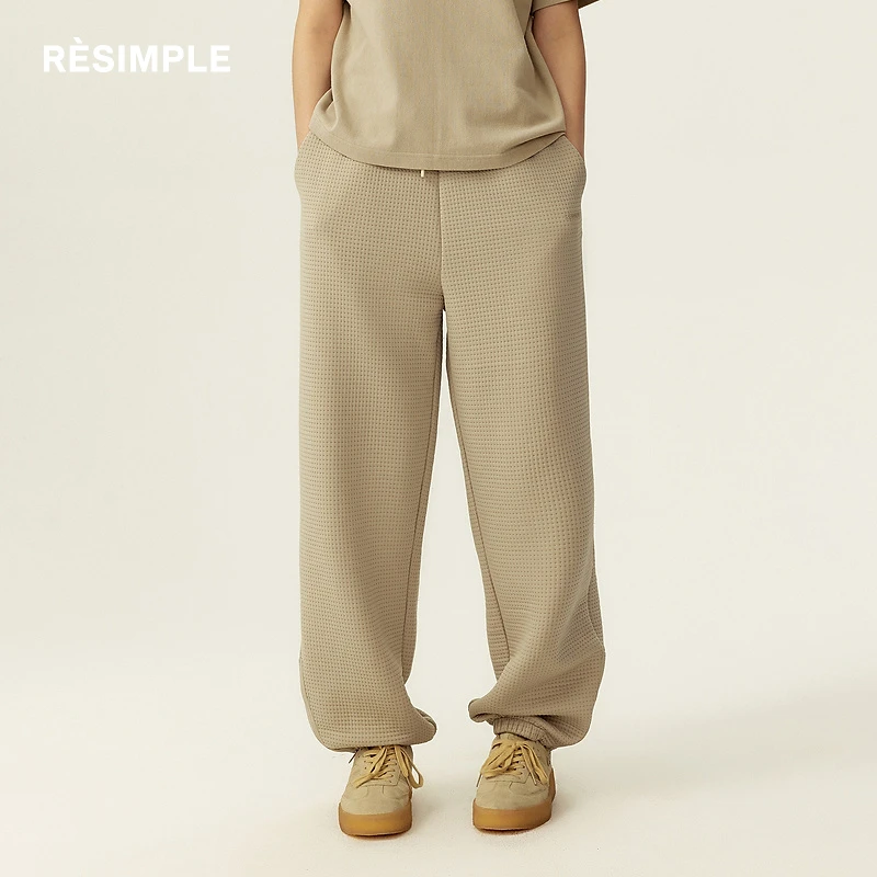 RESIMPLE简单点极简生活-针织长裤-0962