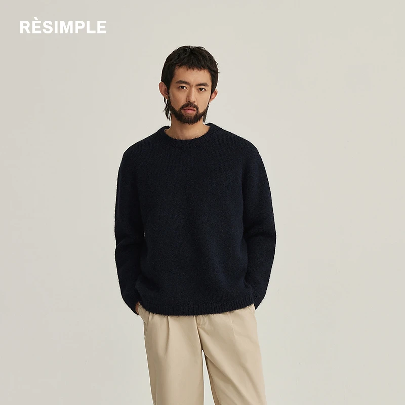 RESIMPLE简单点『商场同款』极简生活-套头针织衫-1503