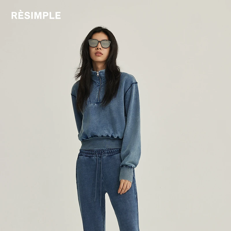RESIMPLE简单点『商场同款』极简生活-套头卫衣-1450