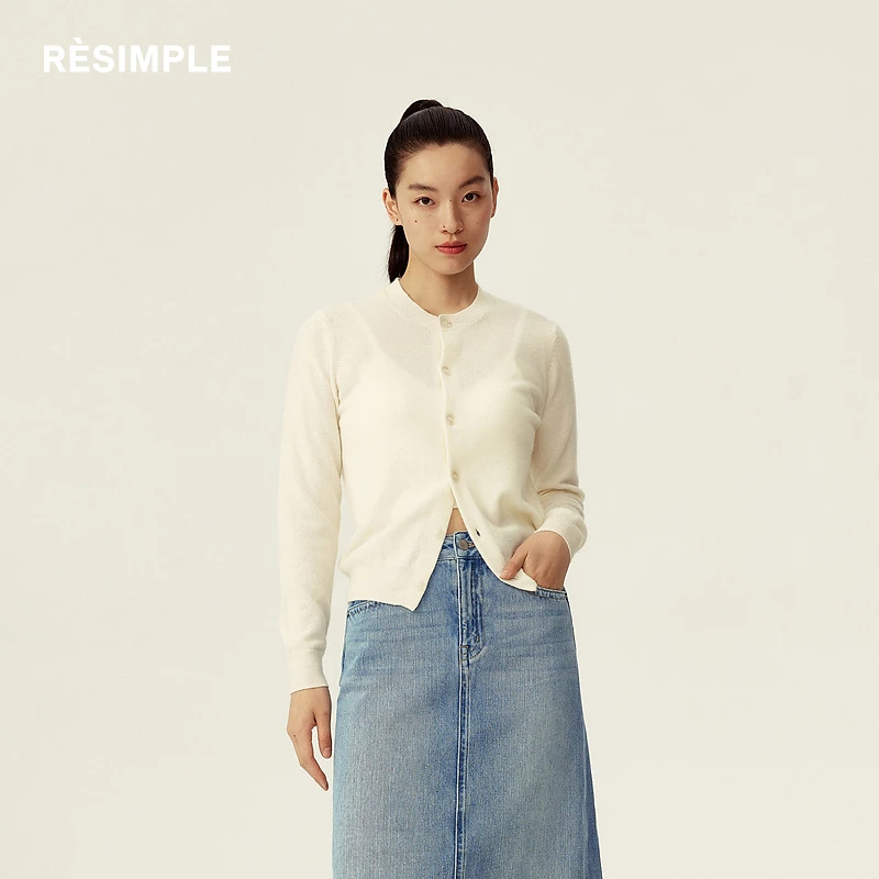 RESIMPLE简单点女装-开衫针织衫-0954