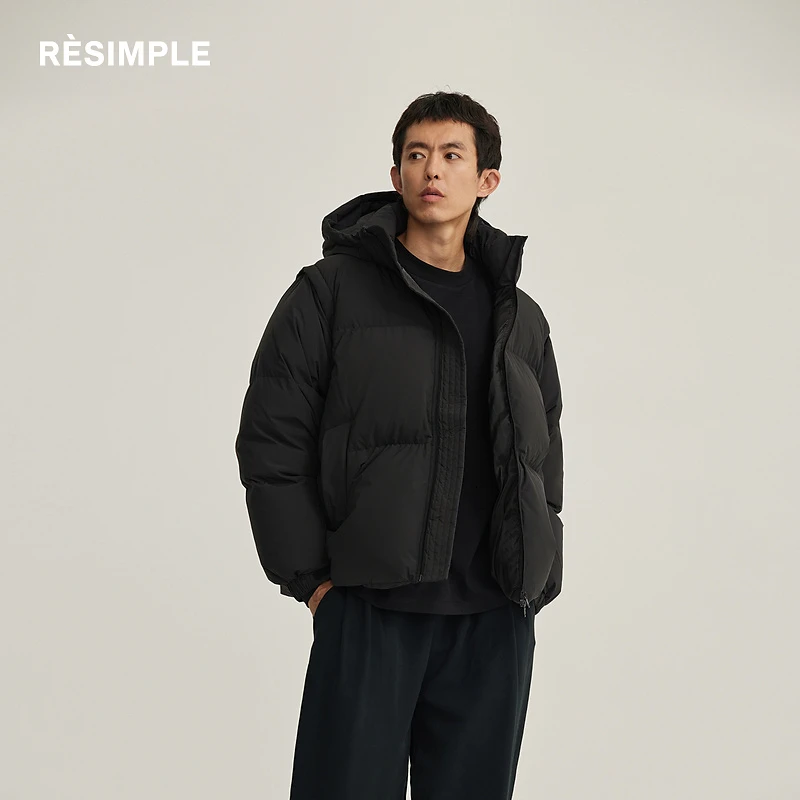 RESIMPLE简单点『商场同款』极简生活-短羽绒服-0153