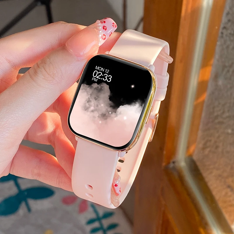 智能手表女款多功能电话手表离线支付心率血压运动手环计步情侣