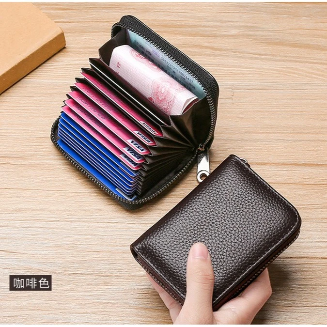 证件包新款百搭证件包女式拉链多卡位卡包大容量多功能驾驶证卡套