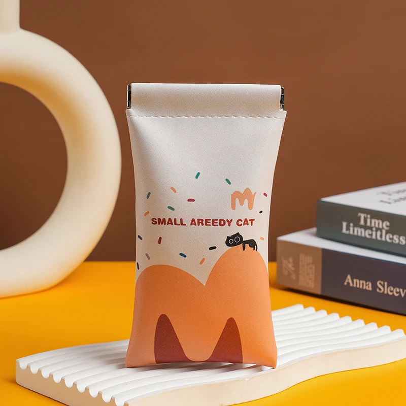 M记卡通抗压眼镜袋女随身携带眼镜包收纳可爱墨镜太阳镜自动闭合