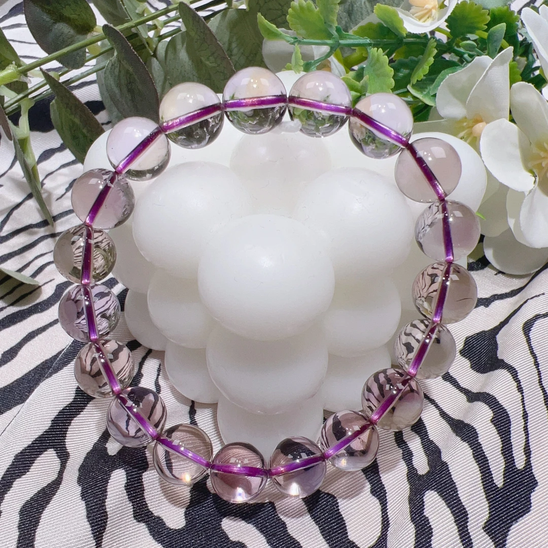 『美羊羊』紫黄晶 天然紫水晶黄水晶共生手串