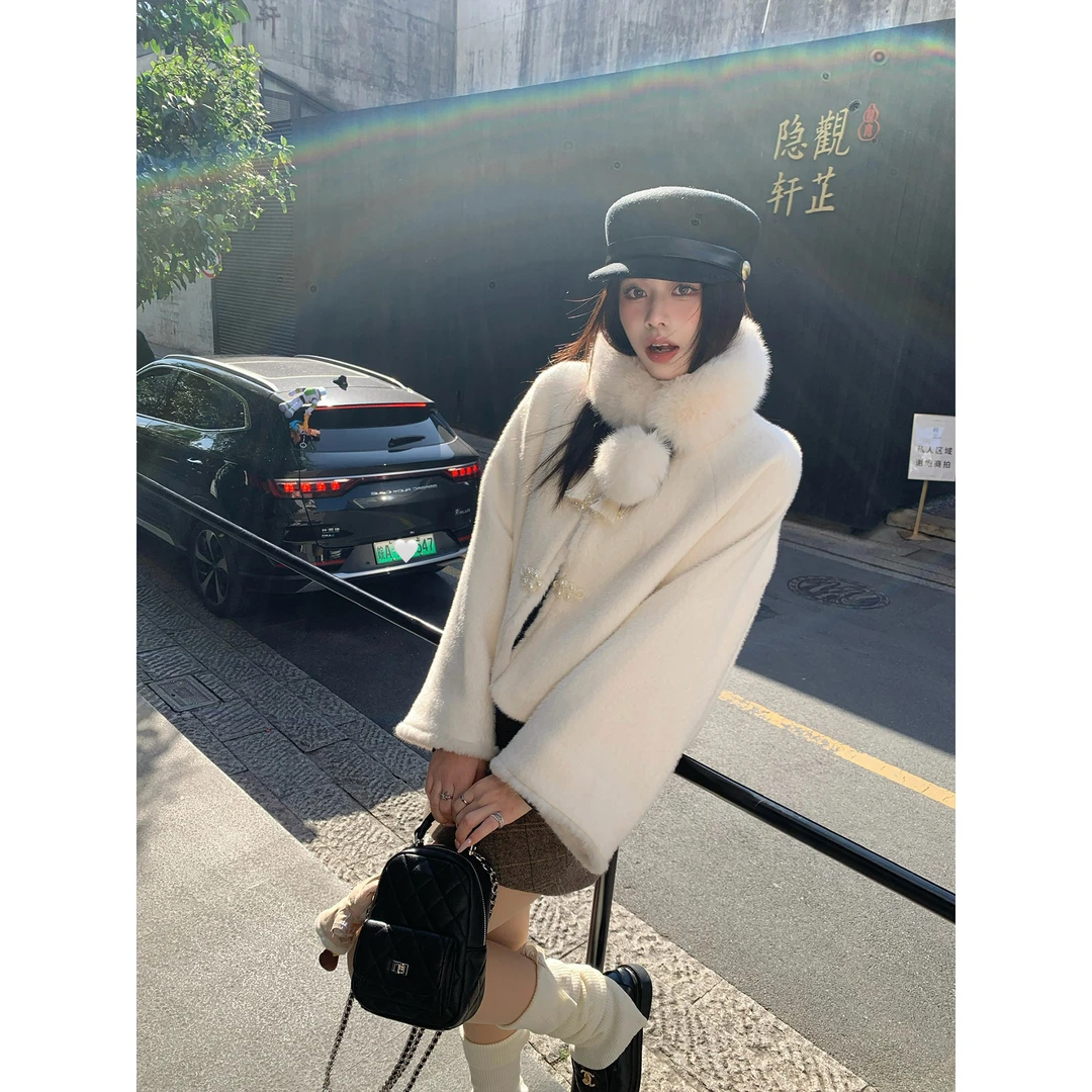 我是你的cc阿 富家小女 国风新中式夹棉短款外套冬季（小店开价）