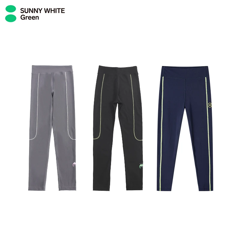 喜光绿标SWG童装女童打底裤健身运动裤亲子瑜伽裤-拼链接