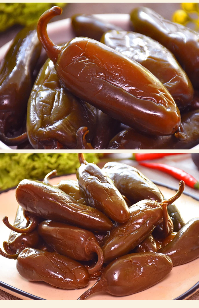 酱油椒朝鲜族酱油辣椒300g*2袋下饭菜优选优选清脆