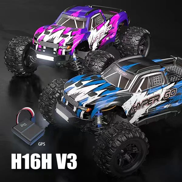 美嘉欣H16V3 高速RC遥控模型大脚车 自带GPS新手爽玩耐撞耐用结实