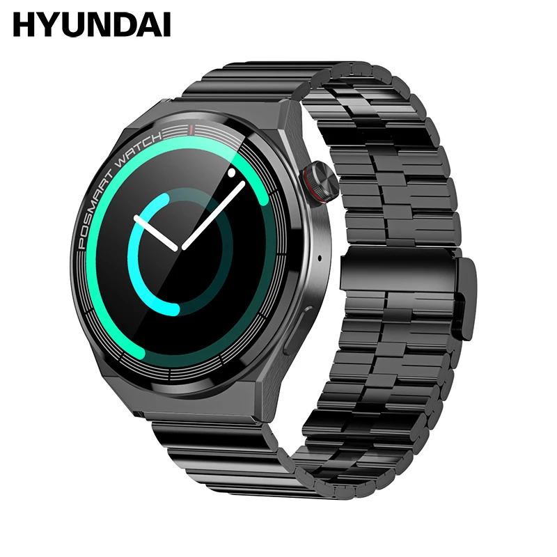 HYUNDAI韩国现代国际大品牌多功能运动智能手表健康监测支付码NFC