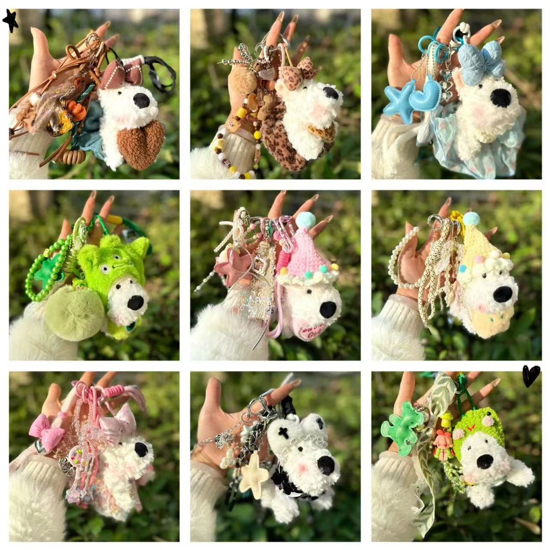 【miu系西高地端盒】DIY原创毛绒高奢手链包挂车挂