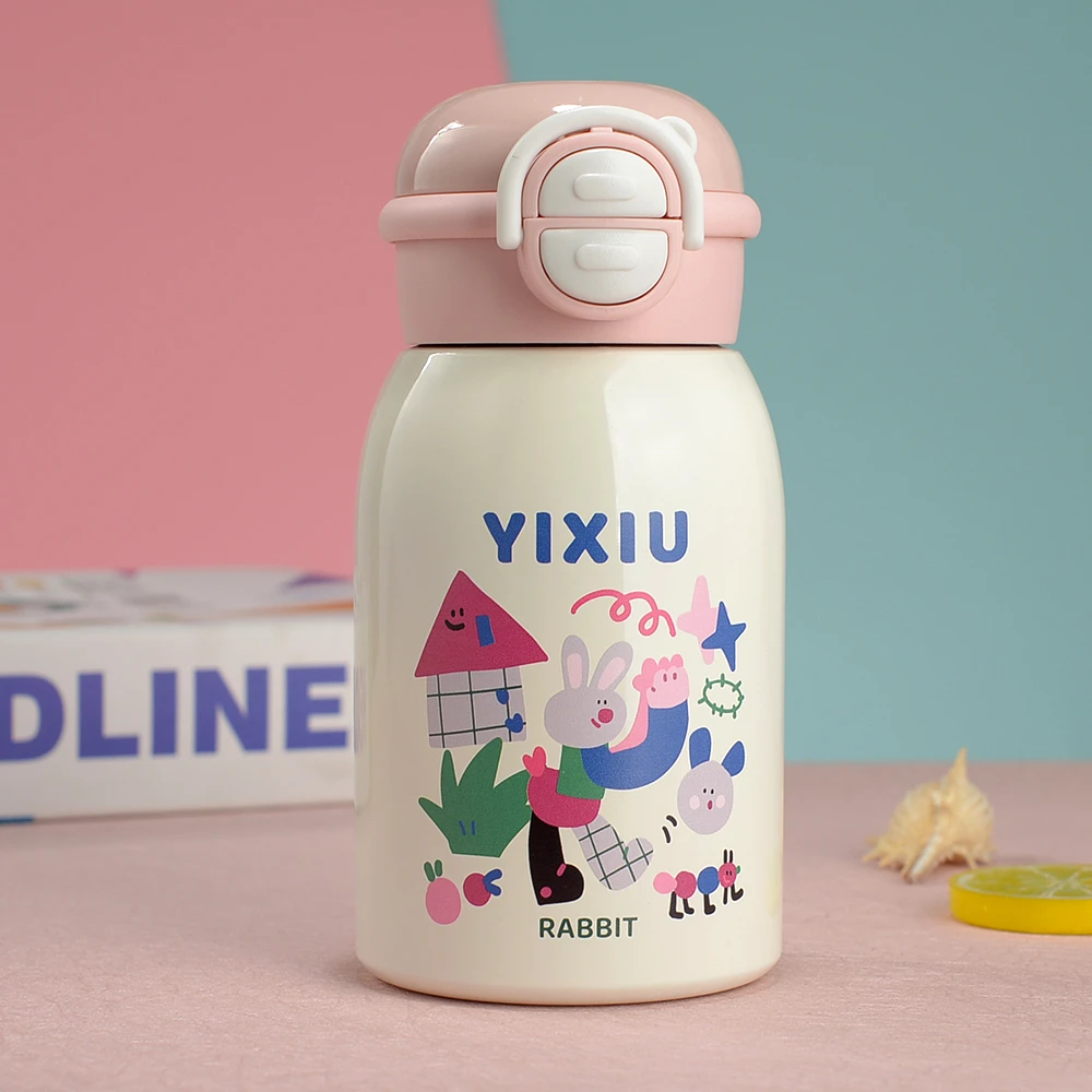 嘟嘟萌趣保温杯大容量两用便携