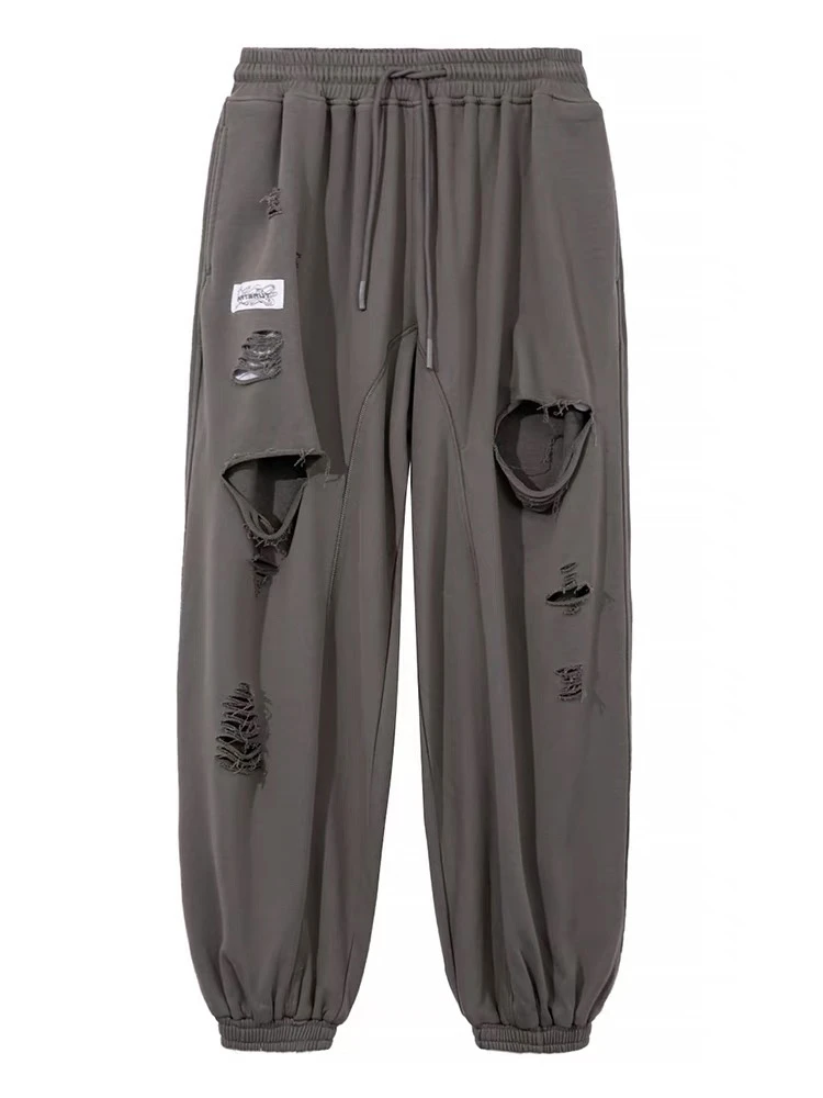 19.9～39.9时尚黑色女士百搭复古个性户外休闲运动裤